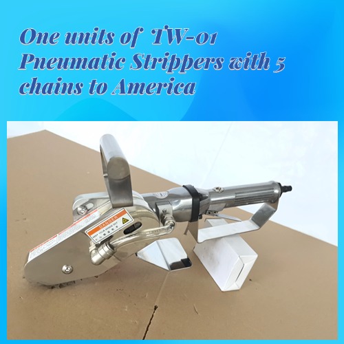 One units of  TW-01 Pneumatic Strippers with 5 chains to America