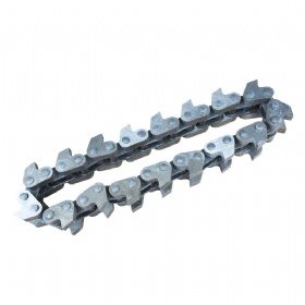 Rotating riveted chain for carton waste stripping accessory